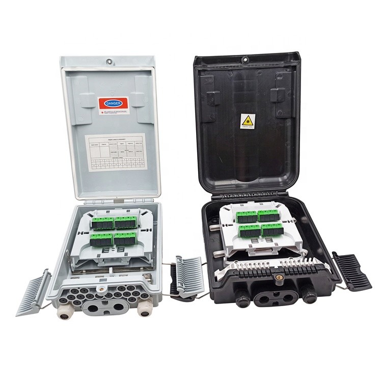 ABS IP65 Waterproof Fiber Optic Termination Box With 16 Port