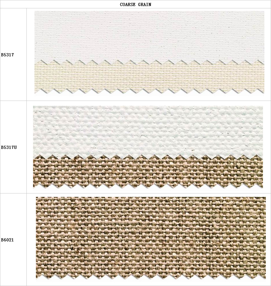 Multiple Sizes Cotton Canvas Roll , Coarse Grain Heavy Duty Canvas Fabric Roll