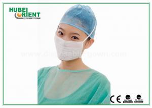 China Non Irritating Tie On Disposable Multilayer Face Mask on sale