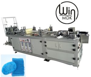  230pcs/Min Bouffant Cap Making Machine , 380V 4.2kw Mop Cap Making Machine Manufactures