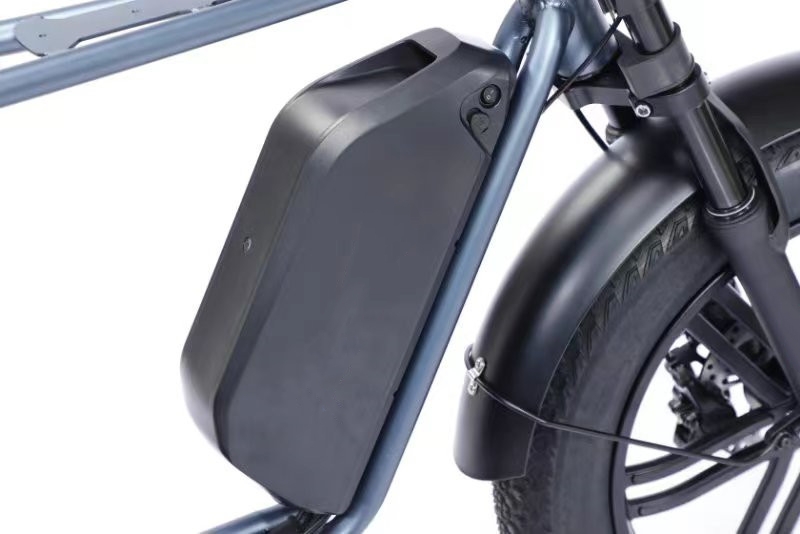 Dual 48V 15Ah Battery Electric Fat Tire Bike / Full Suspension Fat Tire Ebike For Adults