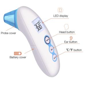 Class II Infrared Medical Non Contact Thermometer With LCD Display And Data