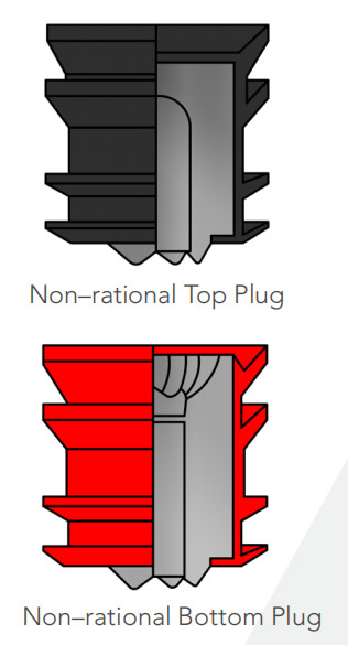 Oil And Gas Well Cementing Plug PDC Drillable Top Plug Cementing