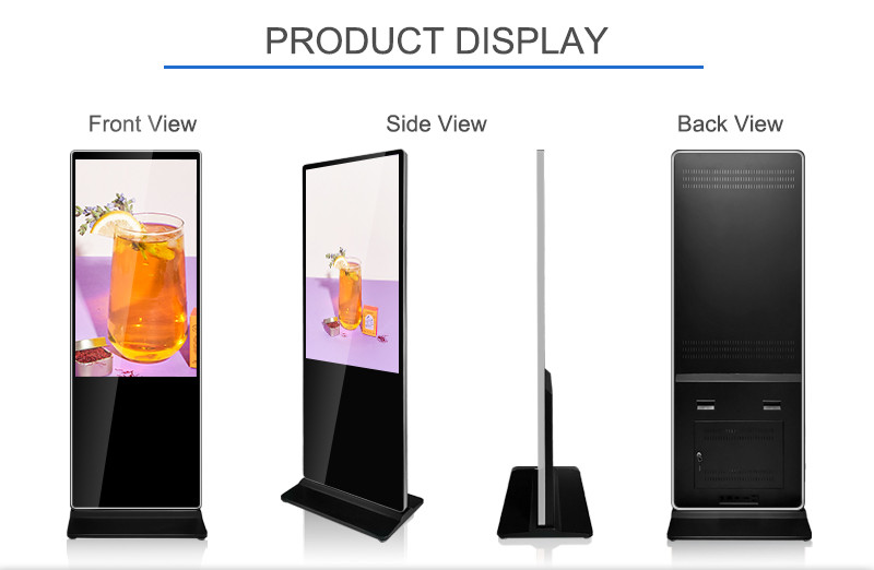 Wide Viewing Angle 49" TFT LCD Display Support Split Screen Mode