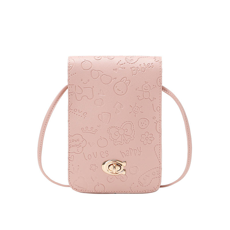 Women Phone Crossbody Bag Pu Leather Mini Shoulder Messenger Bag Travel Portable Coin Purse Card Pouch Bags for Girls Wallets