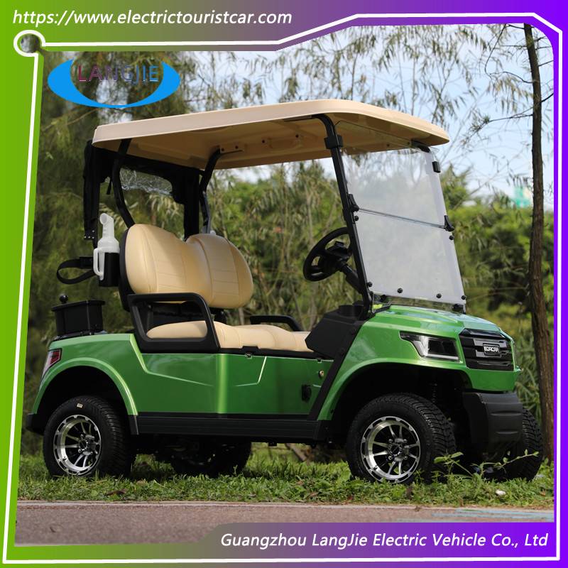 Powerful 2 Seater Electric Golf Carts Low Speed Electric Vehicles With AC Motor