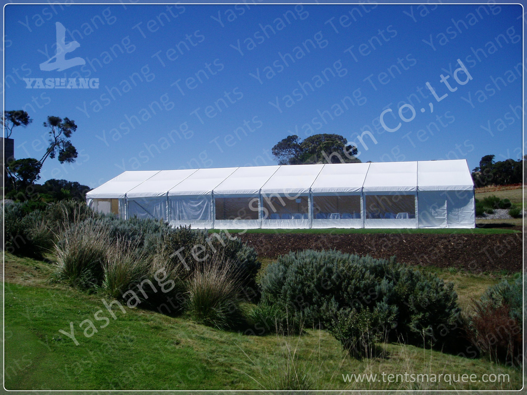 Quality Custom large White Outdoor Party Tents Beach Garden Backyard Aluminum Canopy