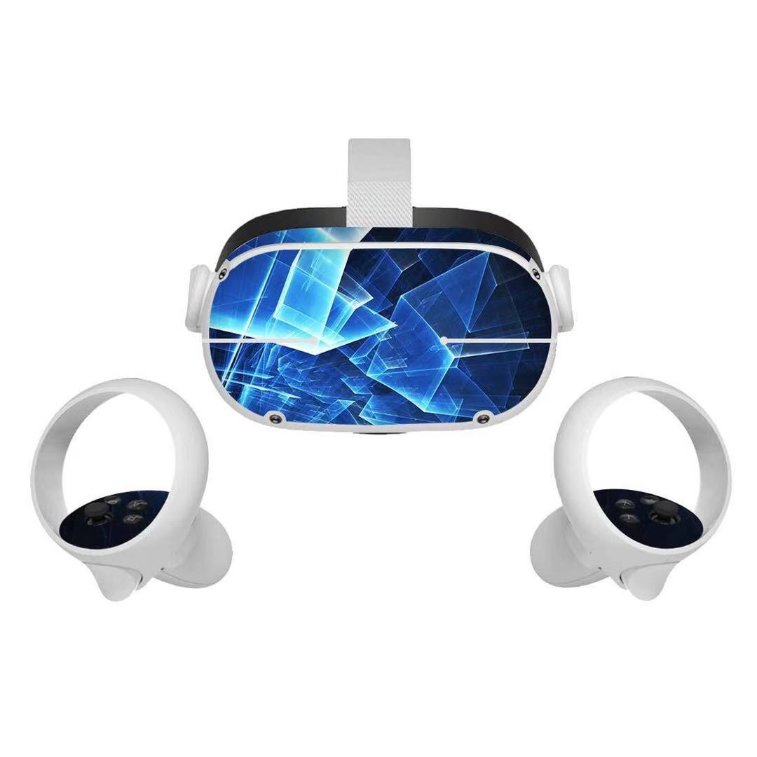 2021 new for oculus quest 2 sticker handle protective film Protective Skin Decals PVC Removable for VR all-in-one glasses
