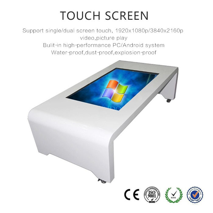 55 Inch Kids Play Interactive Touch Table Display With Storage And Windows OS 4GB RAM Intel I3/I5/I7 CPU