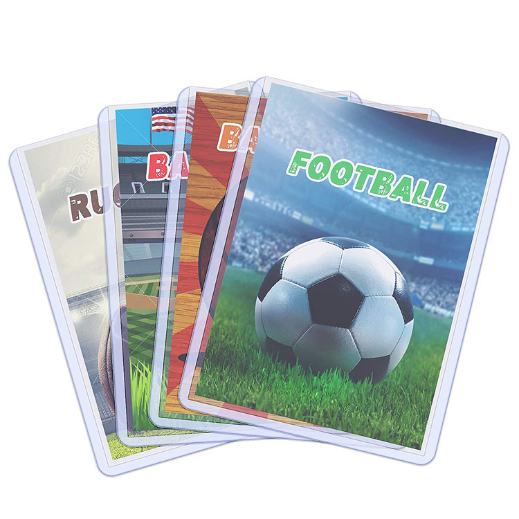 3" X 4" Semi Rigid Card Top Loader , 1.6cm Custom Card Sleeves