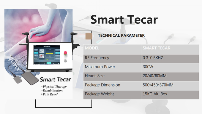 300KHZ - 500KHZ Tecar Therapy Machine CET / RET Radio Frequency Therapy Device