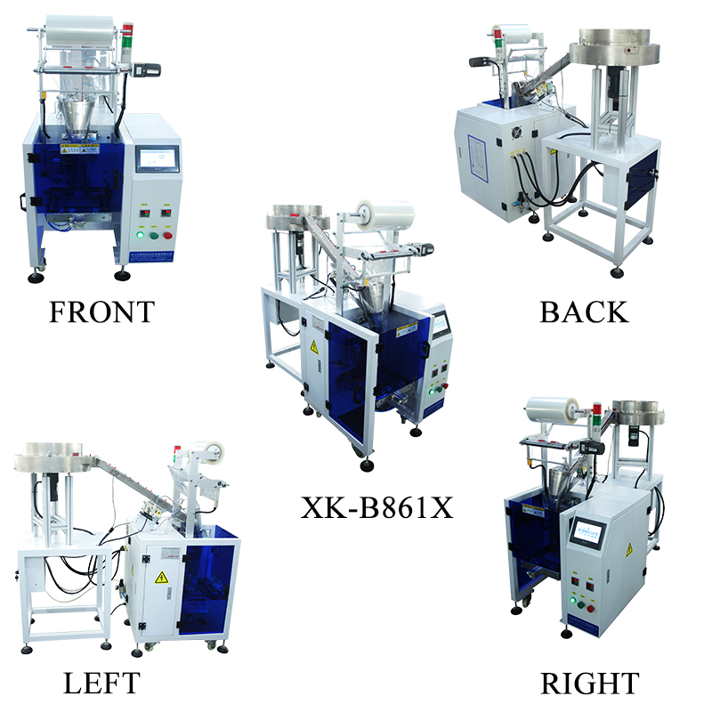 Furniture Fitting Packing Automatic Counter Weighing Checker Sleeve Ware Bolt Fastener Screws Wrapping Machine