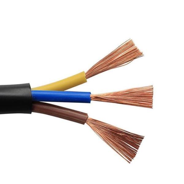 Underground PVC Rubber Coated Flexible 0.5mm2 Electrical Cable for Smooth