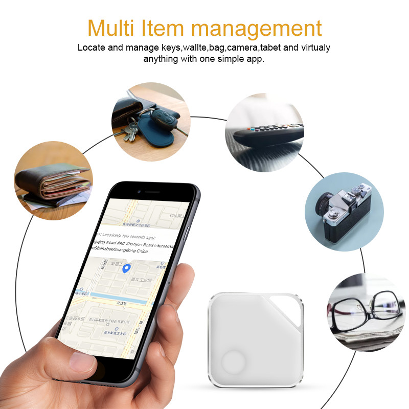 Water Resistant FCC Pet GPS Tracker Bluetooth Tracker Finder Locator