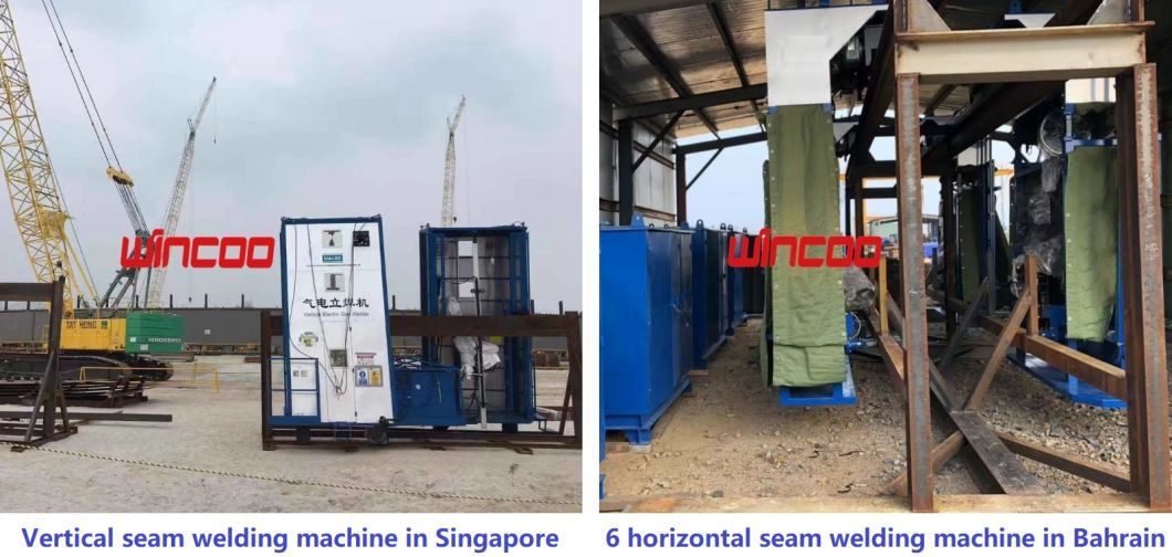 Ot Sale Tank Vertical Seam Welding Machine for The Malaysia Tank Construction