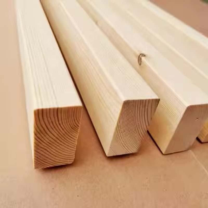Customizable Solid Wood Panels Fresh Texture Spruce Pine Wood Bed Board