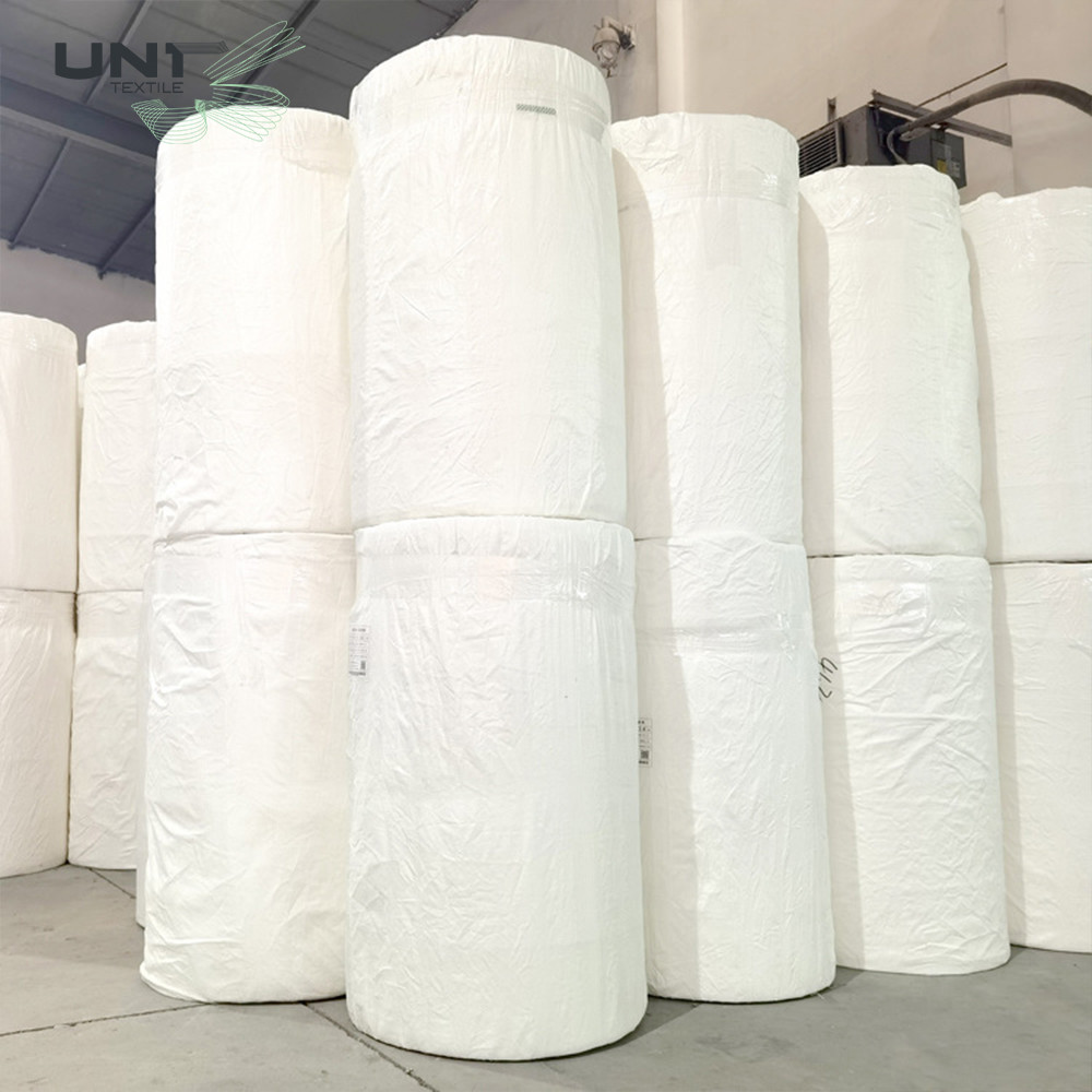 50% Viscose / Polyester Spunlace Nonwoven Fabric Anti Bacteria For Wet Tissue