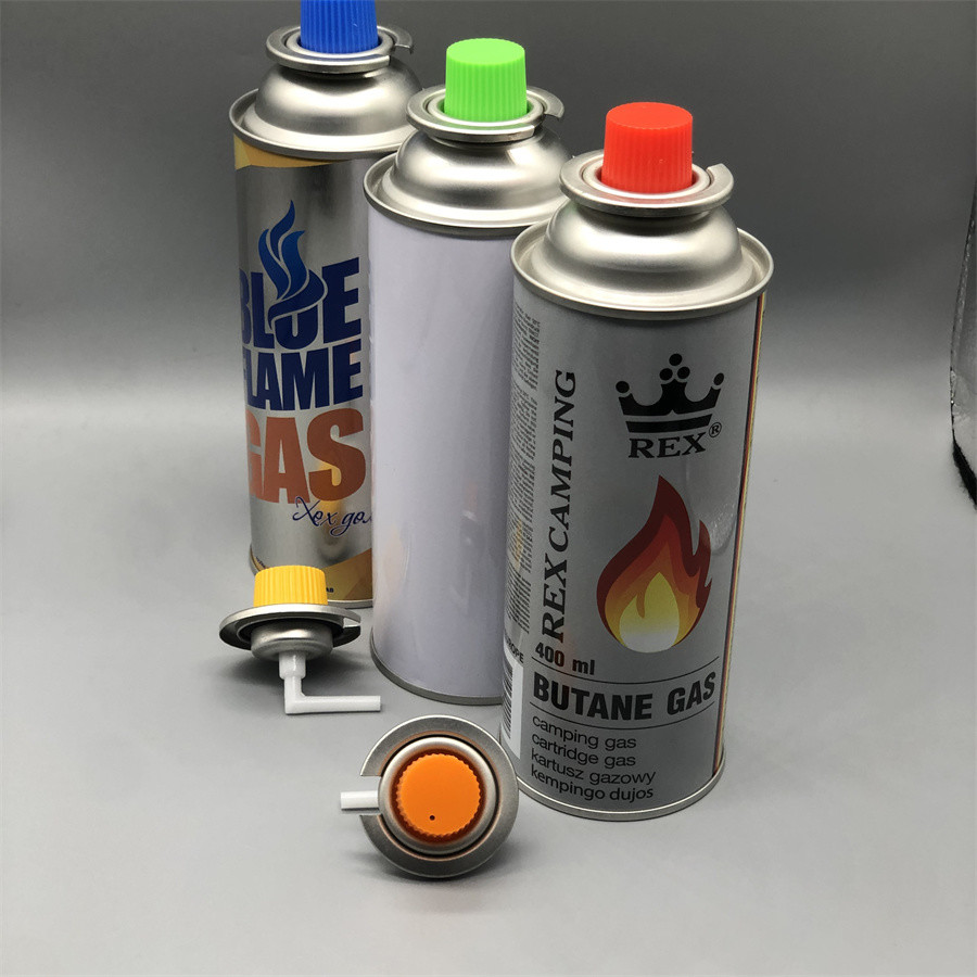 Portable Butane Gas Cartridge Canister for Empty Fuel Storage