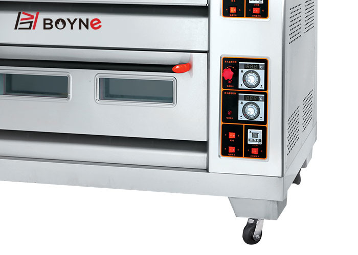 Industrial One Deck Two Trays Deck Oven Gas Baking Equipment commercial use