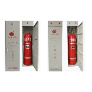 Efficient Fire Suppression FM200 Cabinet System 200 Liters Temperature Range