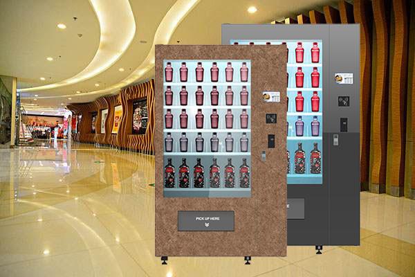 Winnsen Design Wine Bottle Vending Machine With 32inch Advertising Touch Screen