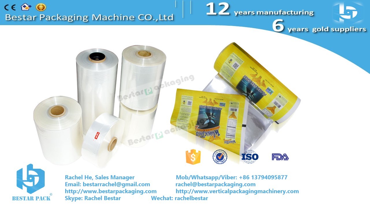 Chinese factory plastic packing material roll film transparent foil color printing foil