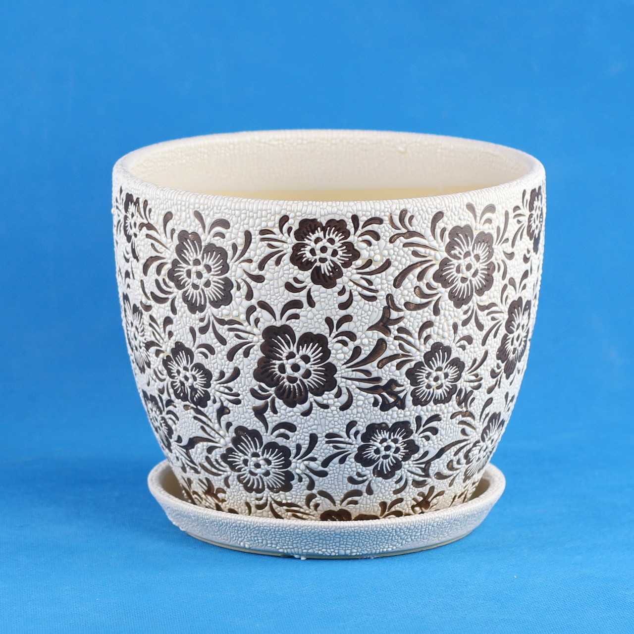 Durable And Versatile Ceramic Pots Glossy Finish For Living Room
