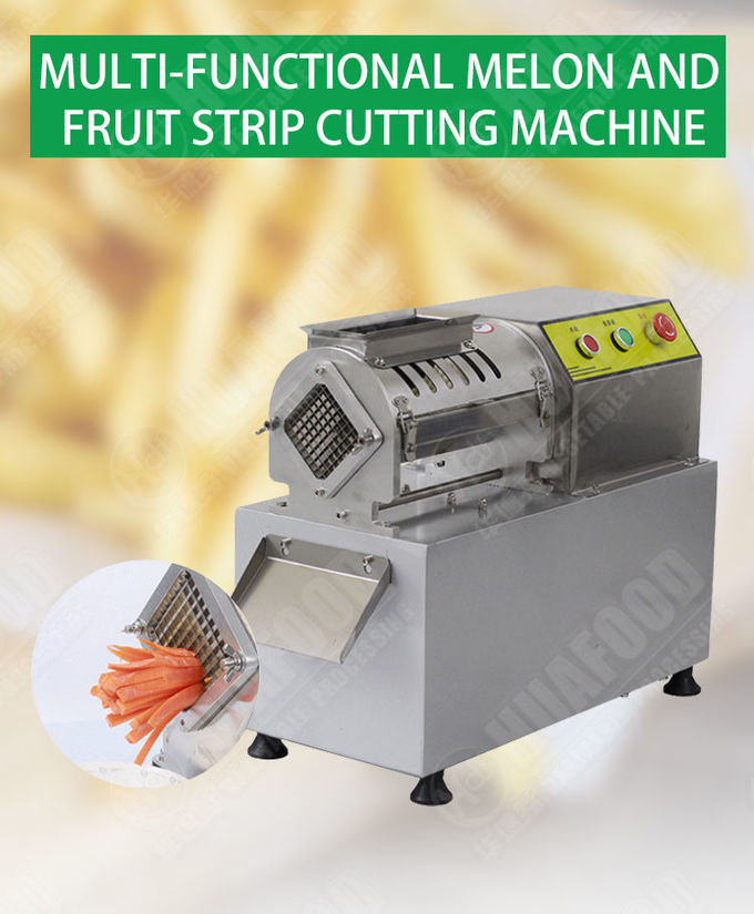 SUS304 Multifunction Vegetable Cutting Machine For Potato Cucumber Carrot