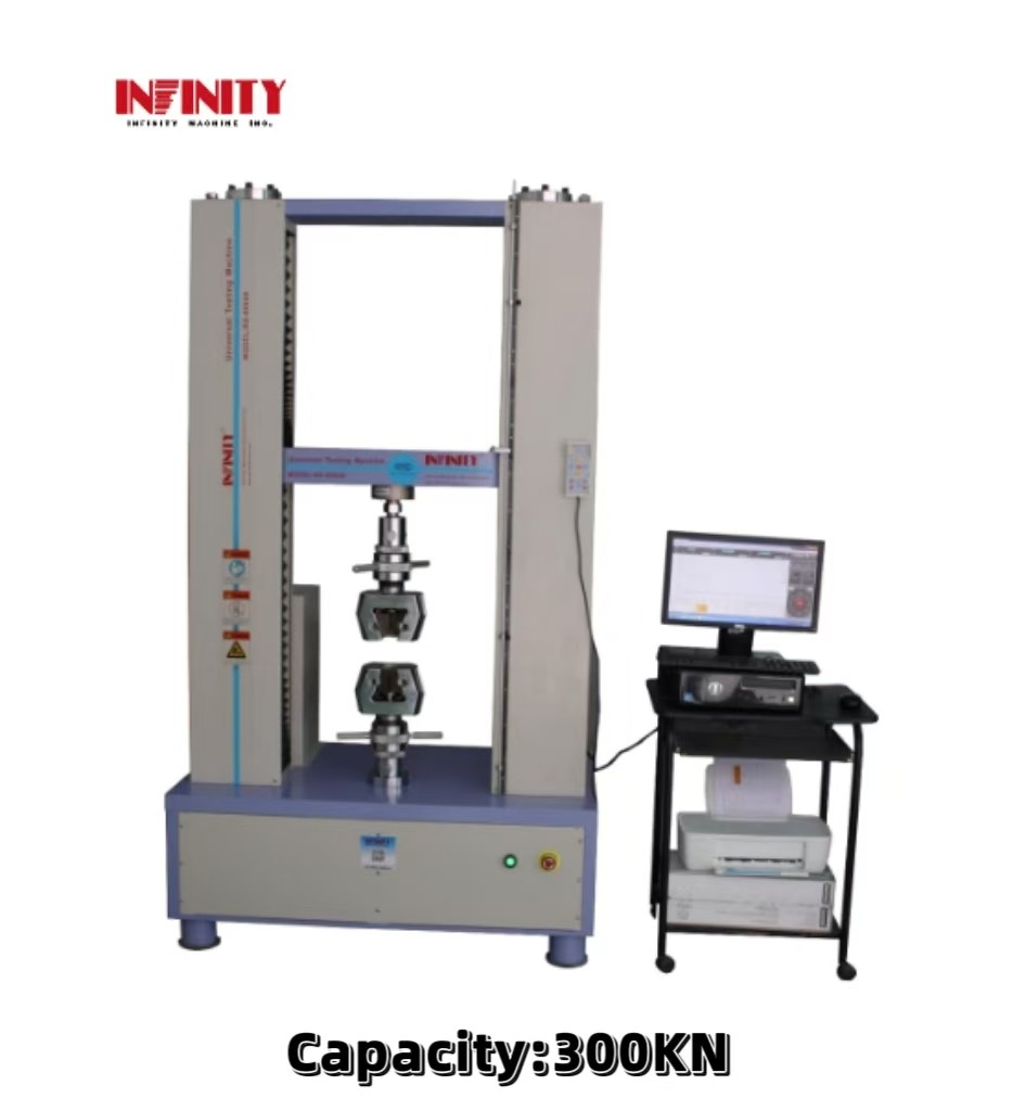 Double Column 300KN Easy Operation Servo Controlled Universal Tensile Testing Machine
