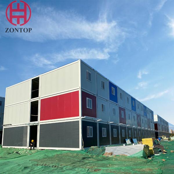 Zontop China Factory Supply Light Stainless Steel Frame Earthquake Two Storey