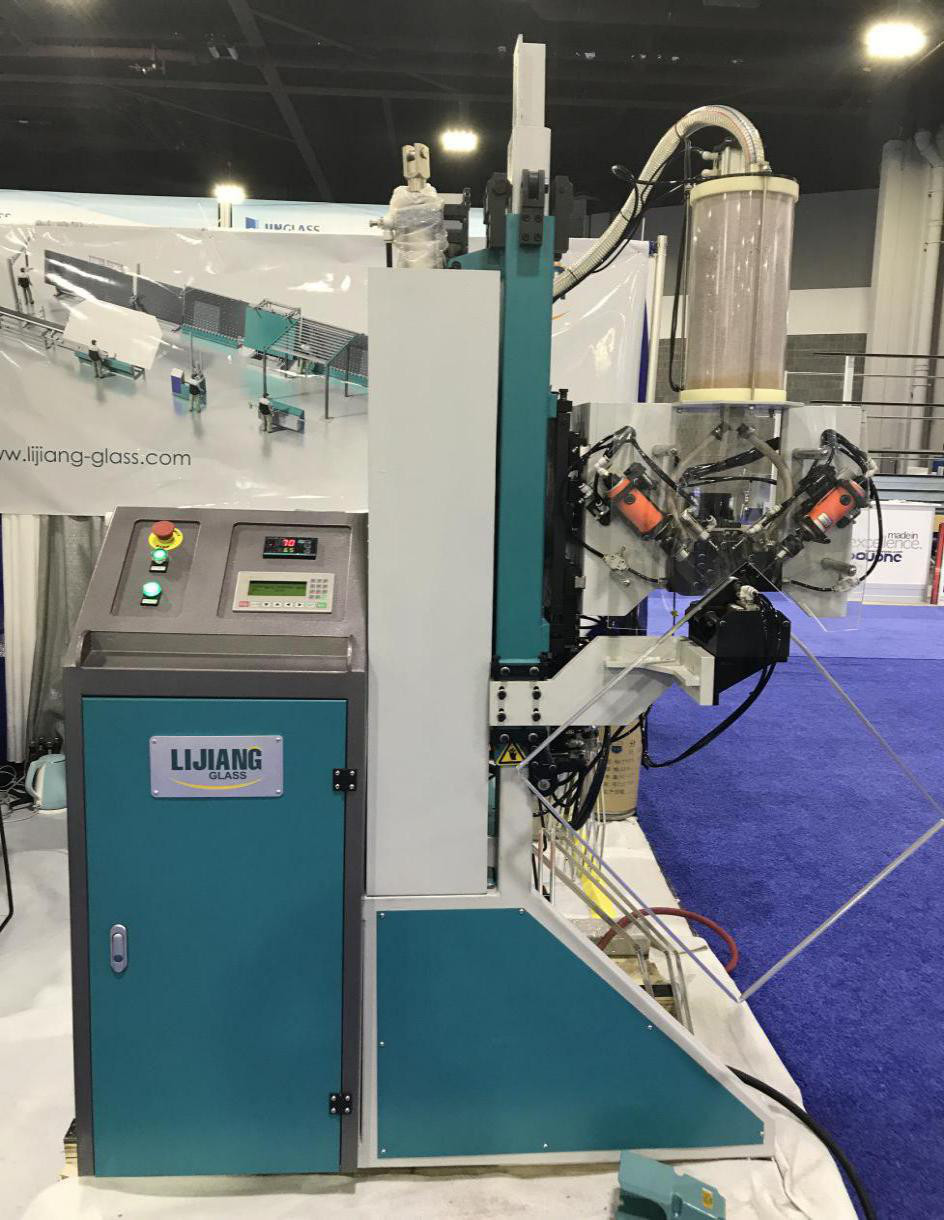 0.9mm AC220V Manual Double Glass Desiccant Filling Machine