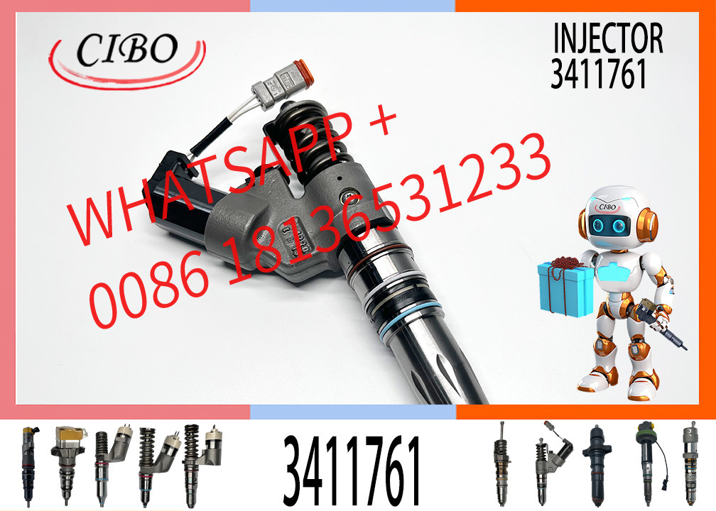 Original New Cummins Injector 3411761 3411762 3411763 3411764 3411765 3411766 3411767 3411821 Suitable for Cummins Engine