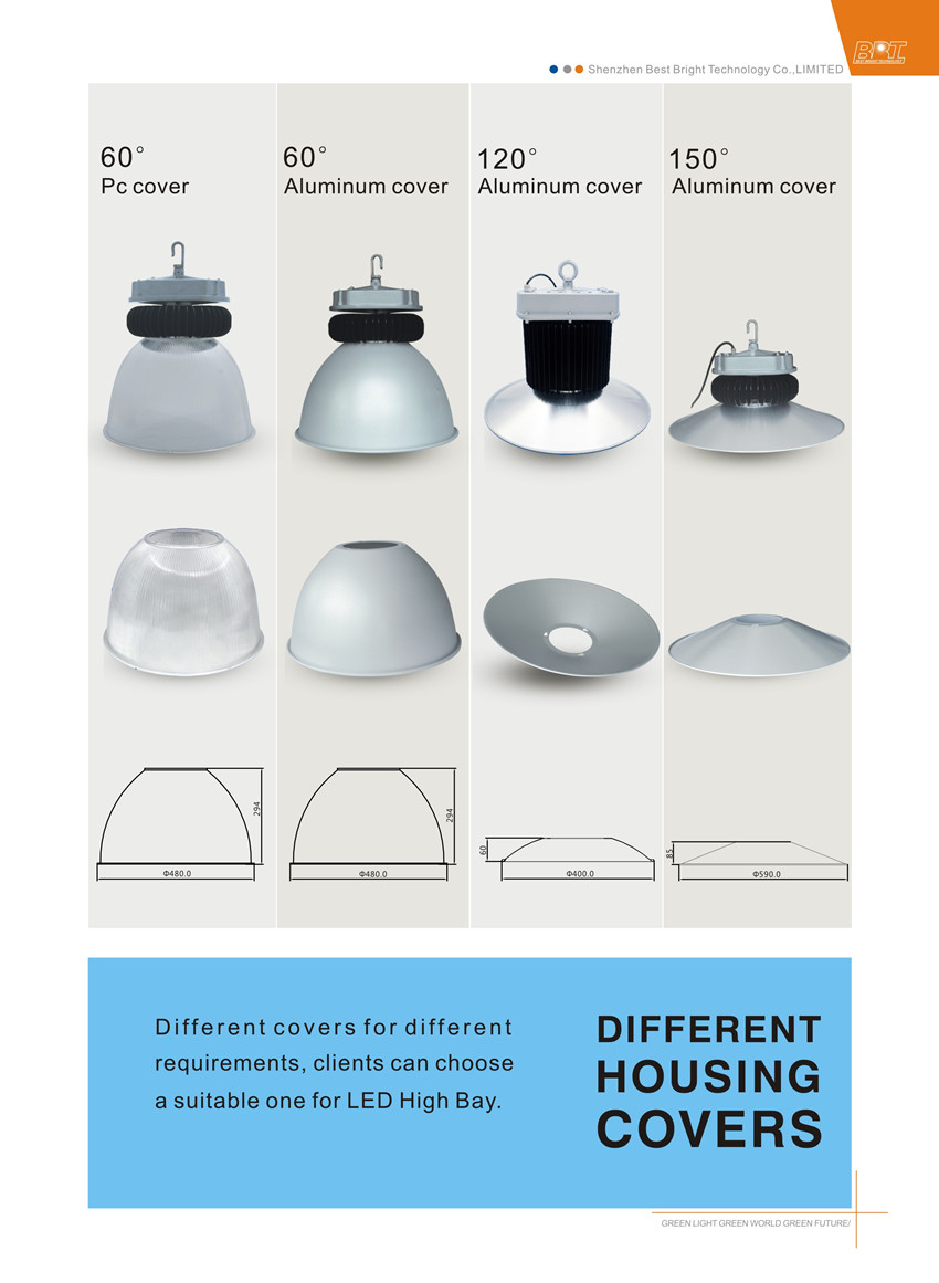 High quality led high bay 5 years warranty DLC approvla