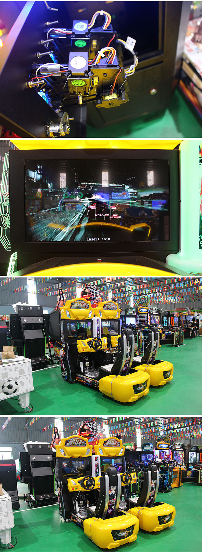 Split Second EPARK Network Racing Video Arcade Game Machine For Entertainment Gym