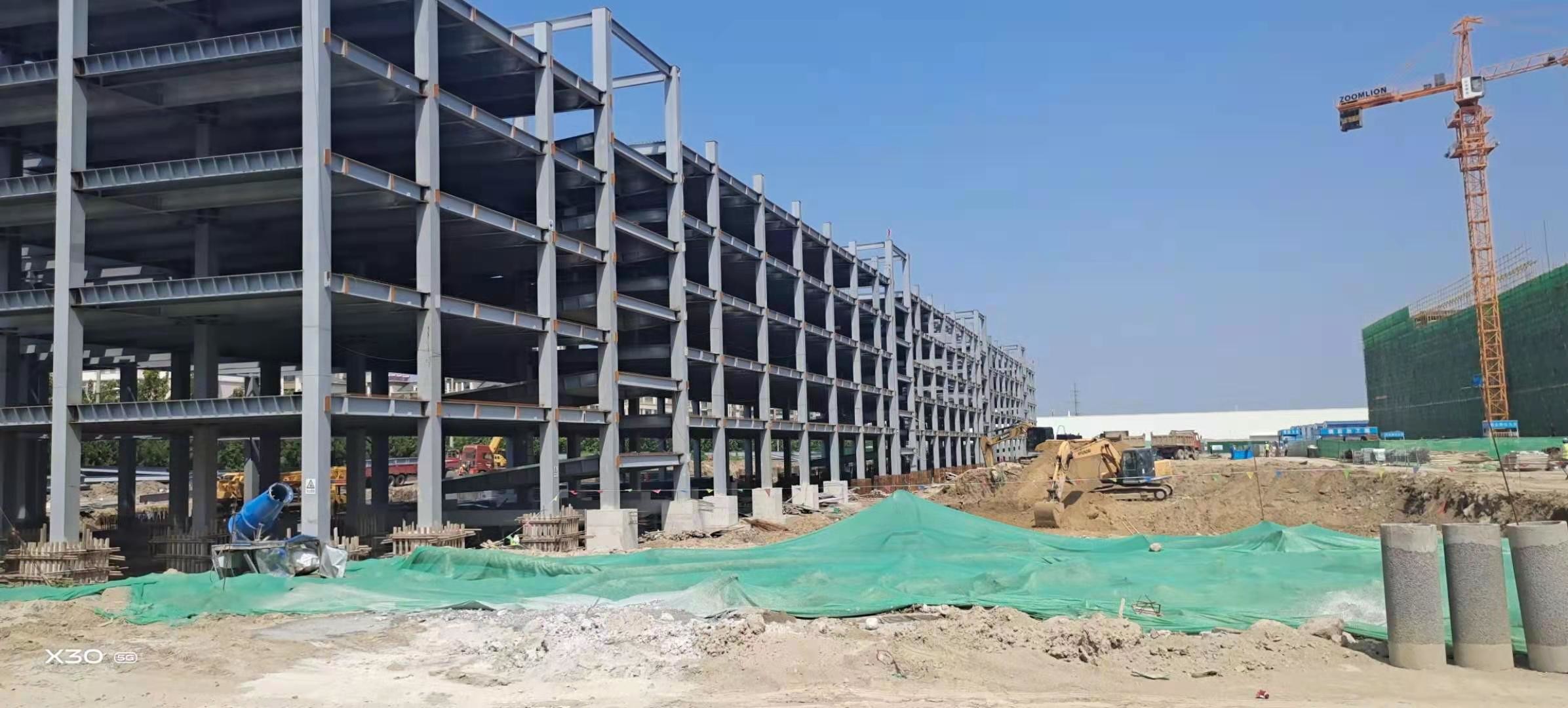 Prefabricated Light Metal Factory Building Steel Frame Construction Building Prefab Building Warehouse