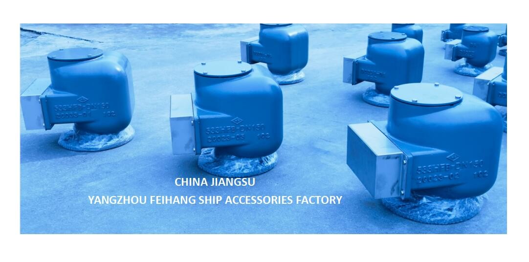 BILGE WATER TANK AIR PIPE HEAD NO.533HFB-150A Breathable Cap For Ballast Tanks