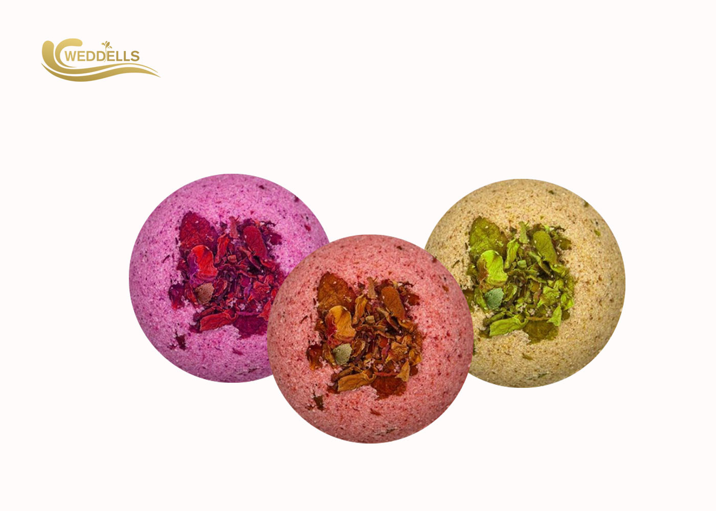 OEM Luxury Bath Bombs , Natural Organic Bath Bombs With Flower Petals