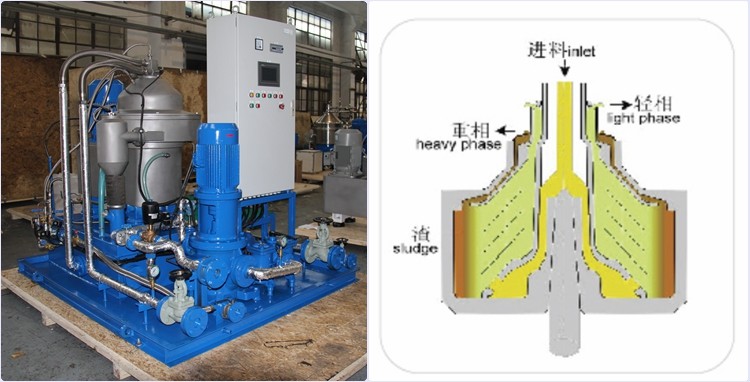 PDSD Series Disc Centrifugal Separator Mineral Oil Centrifuge