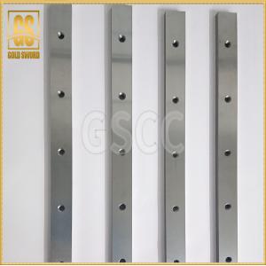  340 Type Integral Alloy Fixed Knife Impact Resistant For Plastic Pelletizer Manufactures