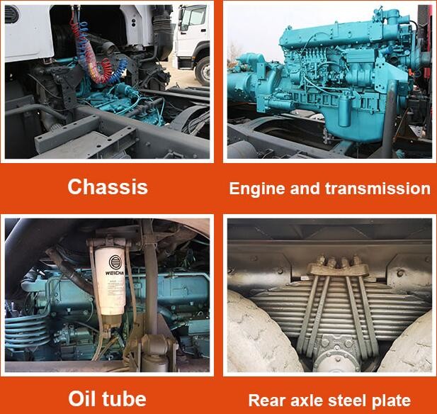 6x4 Tractor Head 371HP Second Hand Prime Movers