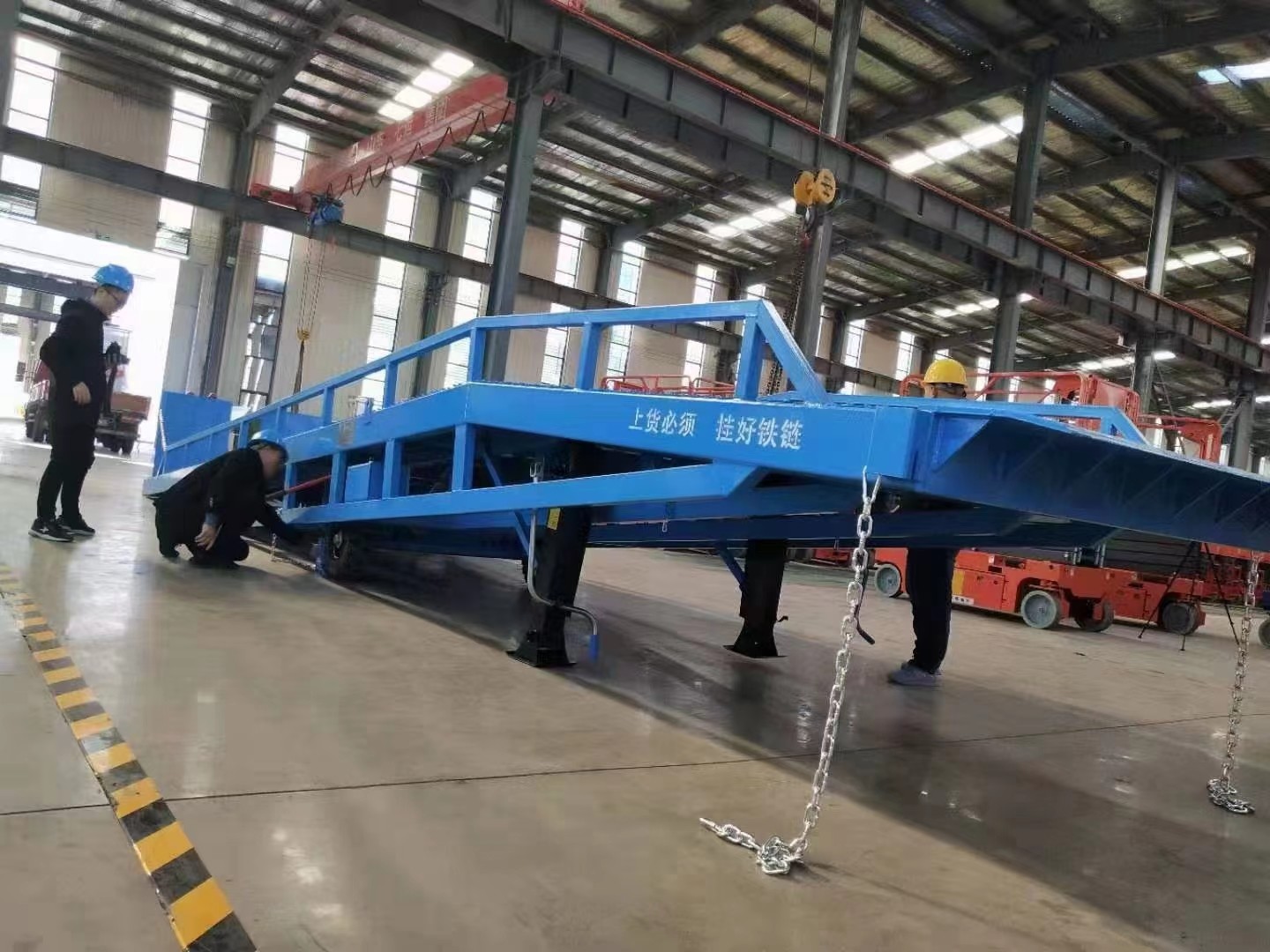 6t 8t 10t 12t Yard Forklift Ramp Loading and Unloading Container Loading Ramp