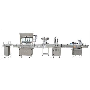 Automatic Liquid Filling Capping And Labeling Machine Line