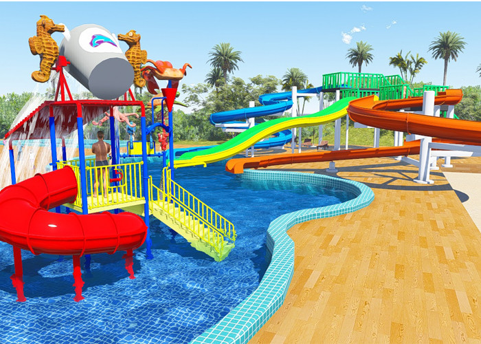 Saftey Colorful Theme Park Ride Design Build Project Interactive Ocean Style
