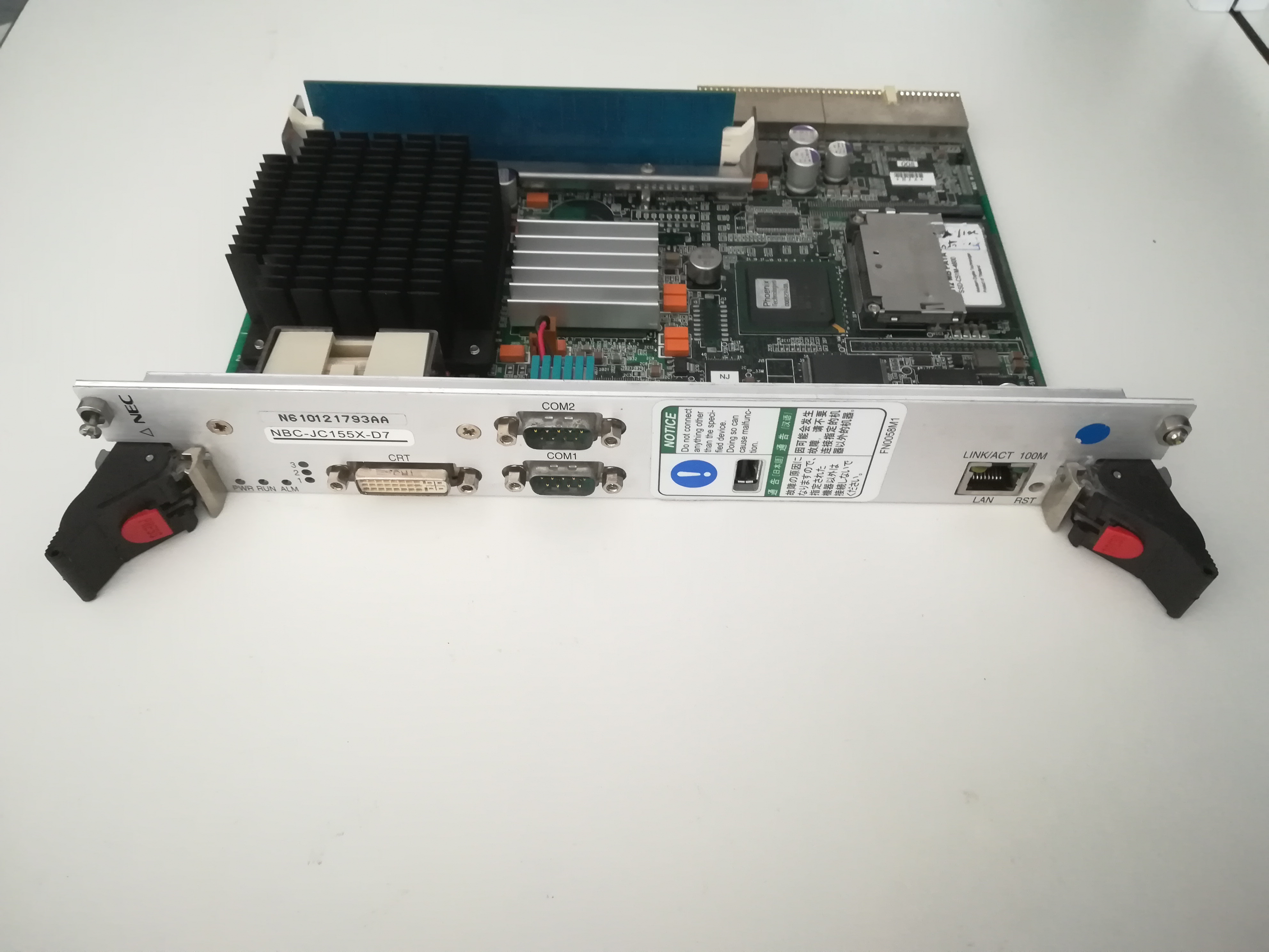 SMT Panasonic Cpu Card , N610121793AA D3 Npm Card