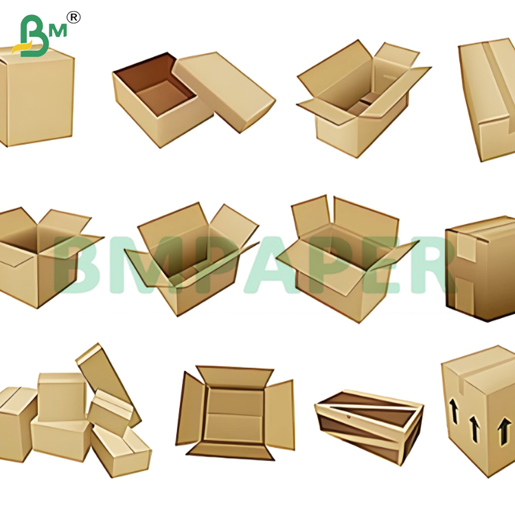 80+80+80gsm F Flute Corrugated Paper Sheets for Cosmetic Boxes