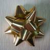 Buy cheap 90U - 200U Thickness Gold gift bows , 3mm - 150mm width Christmas wrapping bows from wholesalers