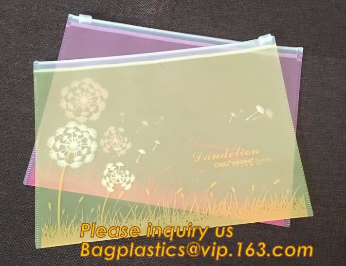 Plastic Bag OEM Custom PVC Loop Handle Image Printed Plastic Shopping Bag,Promotional Clear Waterproof Plastic Cosmetic
