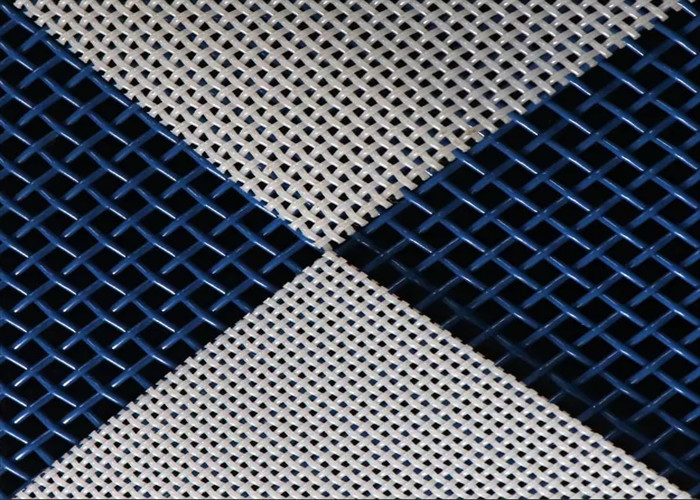 1x1mm Hole Size Polyester Mesh Belt Square Hole For Drying Fish Food