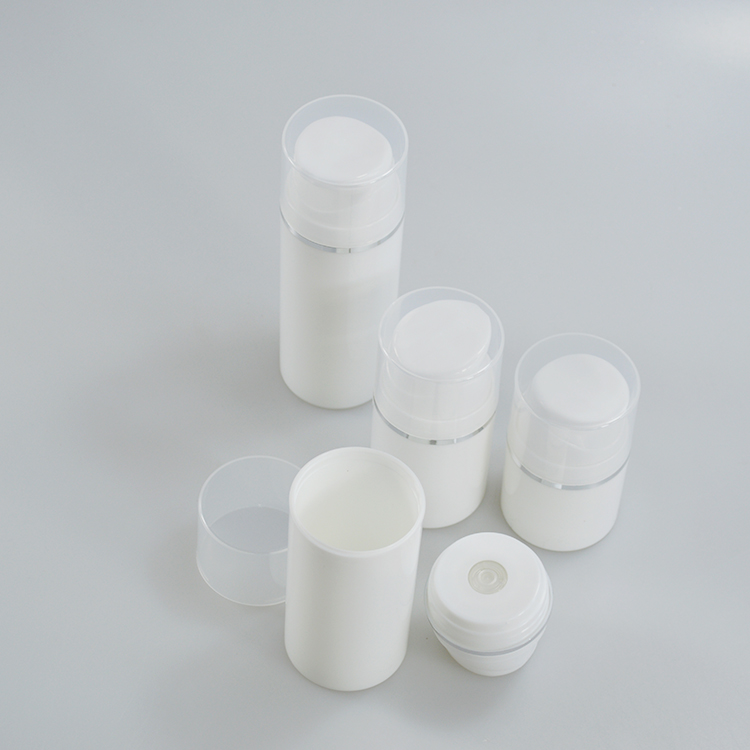 PP Refillable 30ml 50ml 100ml 120ml 200ml White Plastic Vacuum Cosmetic Serum Lotion Spray Airless Pump Bottle