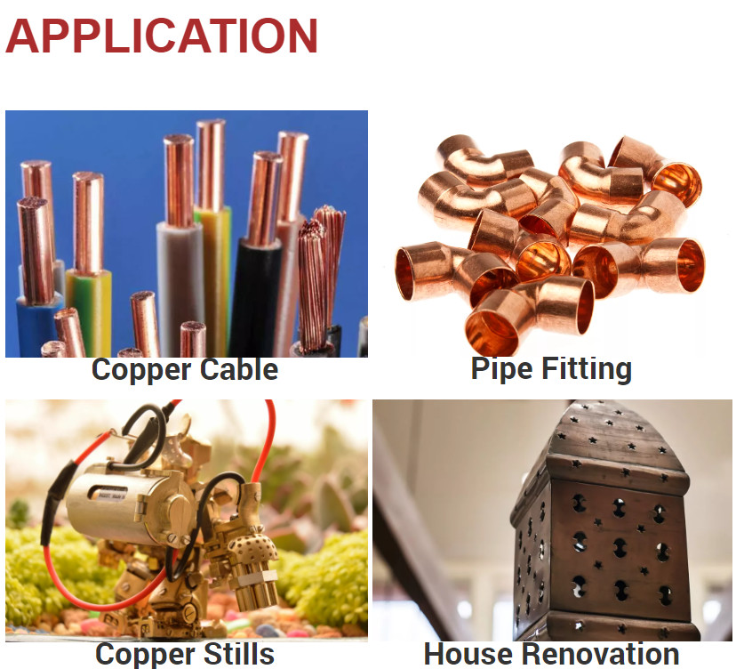 Air Conditioner Connecting Copper Pipe Pancake Copper Material Capillary Coil Tube 120mm